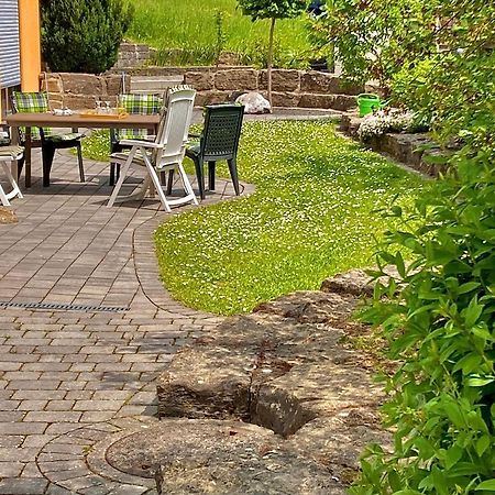 Ferienwohnung Gerne-Da Grossrinderfeld Ngoại thất bức ảnh