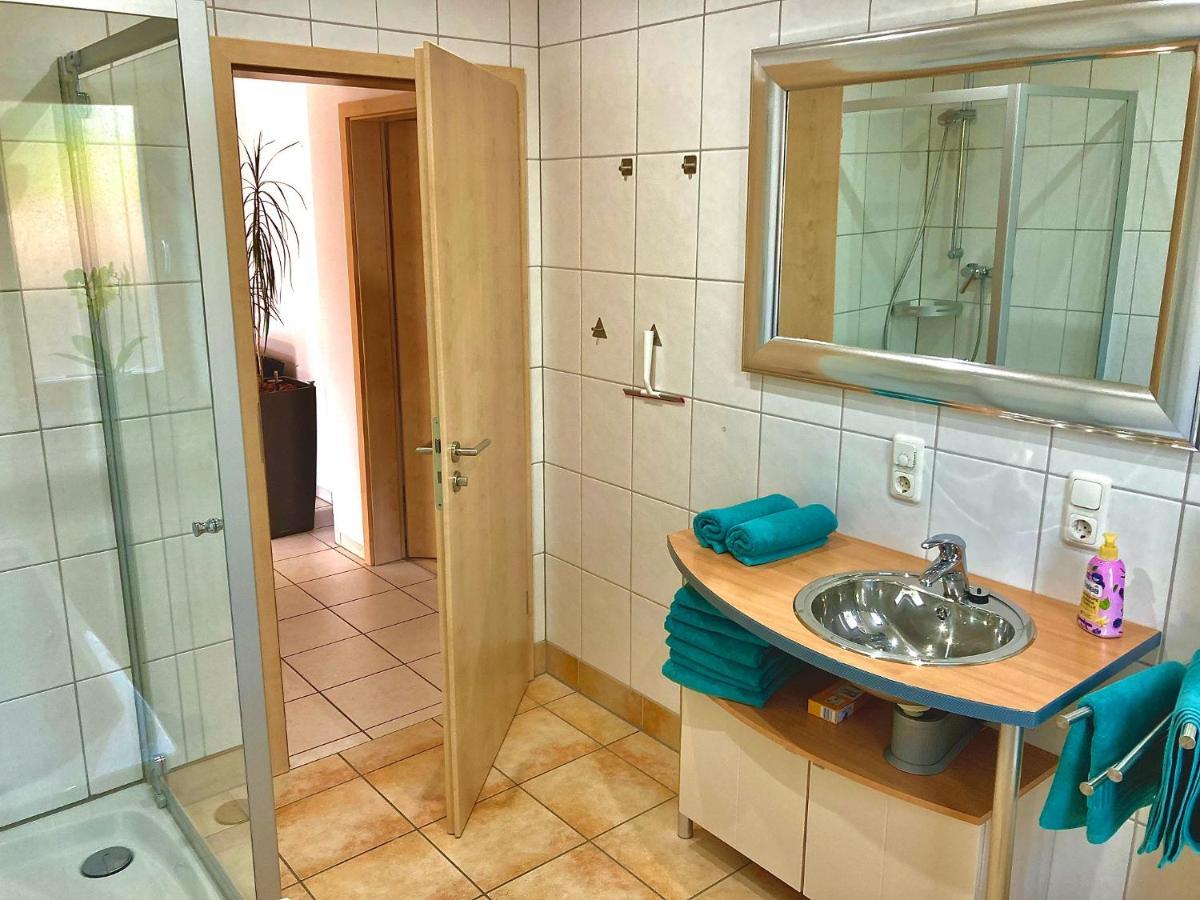 Ferienwohnung Gerne-Da Grossrinderfeld Ngoại thất bức ảnh