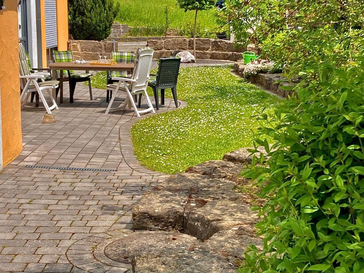 Ferienwohnung Gerne-Da Grossrinderfeld Ngoại thất bức ảnh