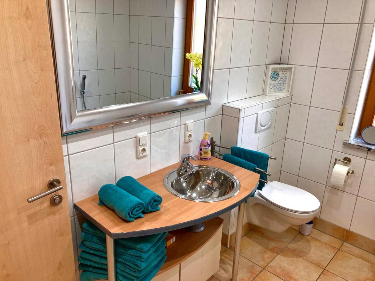 Ferienwohnung Gerne-Da Grossrinderfeld Ngoại thất bức ảnh