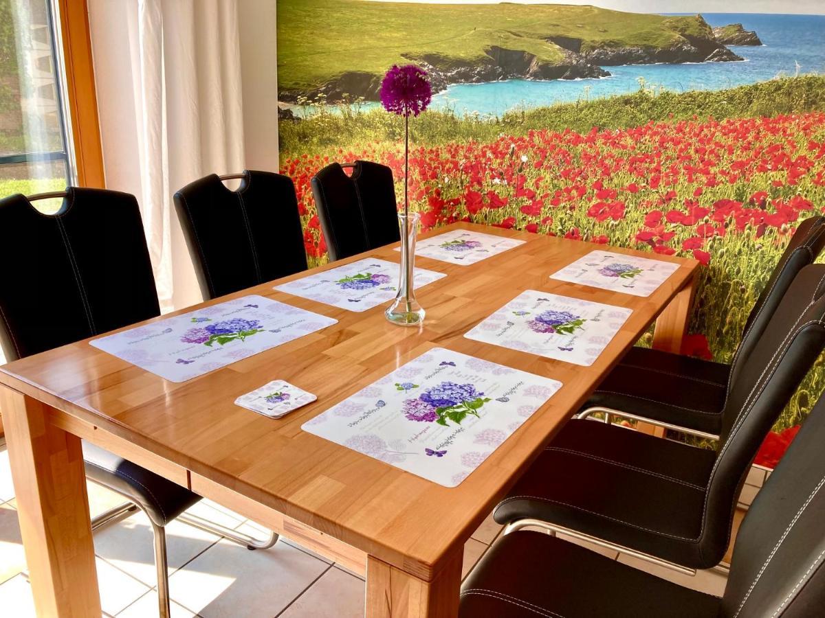 Ferienwohnung Gerne-Da Grossrinderfeld Ngoại thất bức ảnh